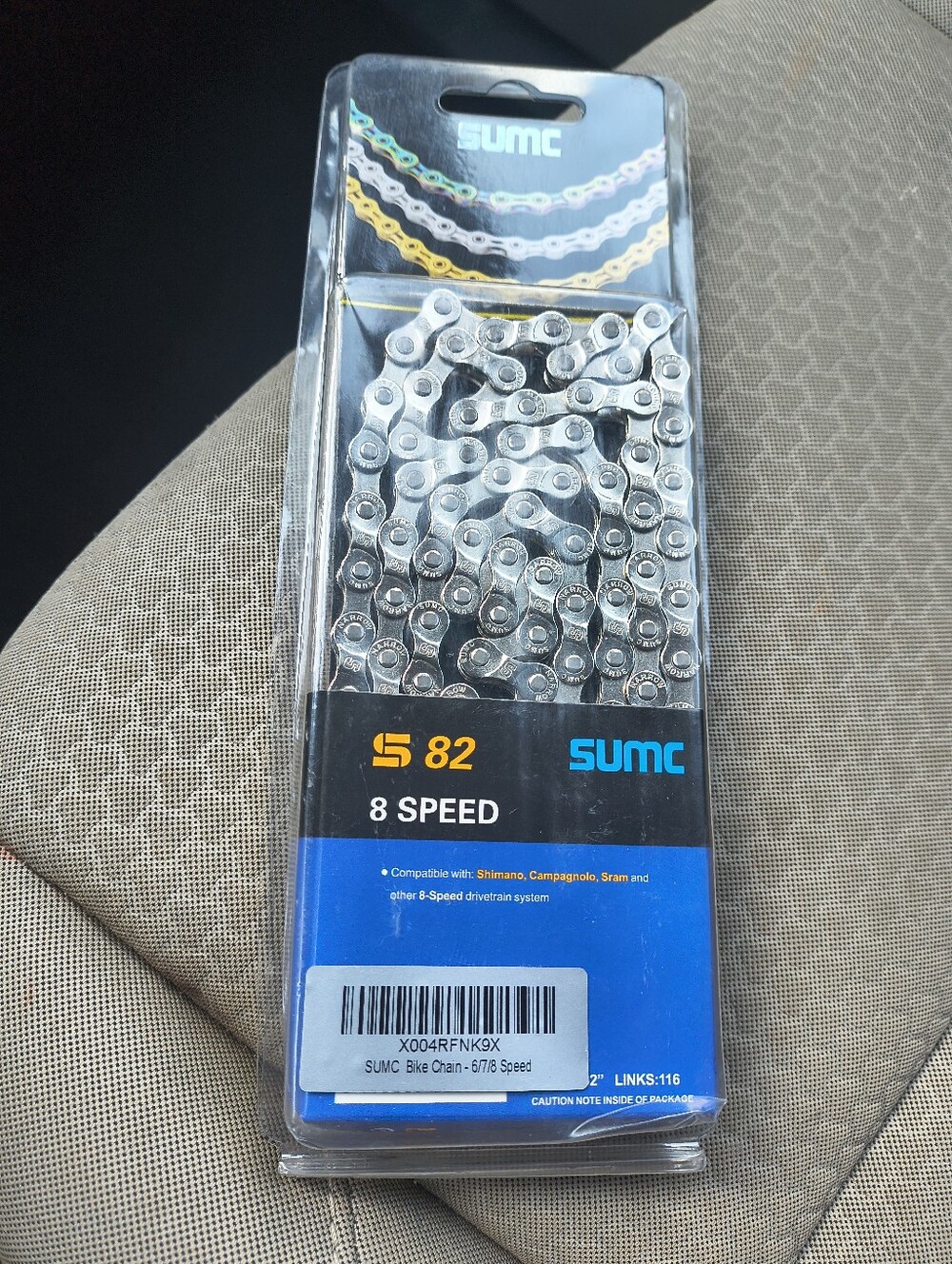 8-Speed Silver Bike Chain S82 - Compatible 8-Speed Drivetrain